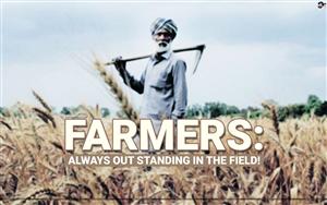 Farmers - always out standing in the field